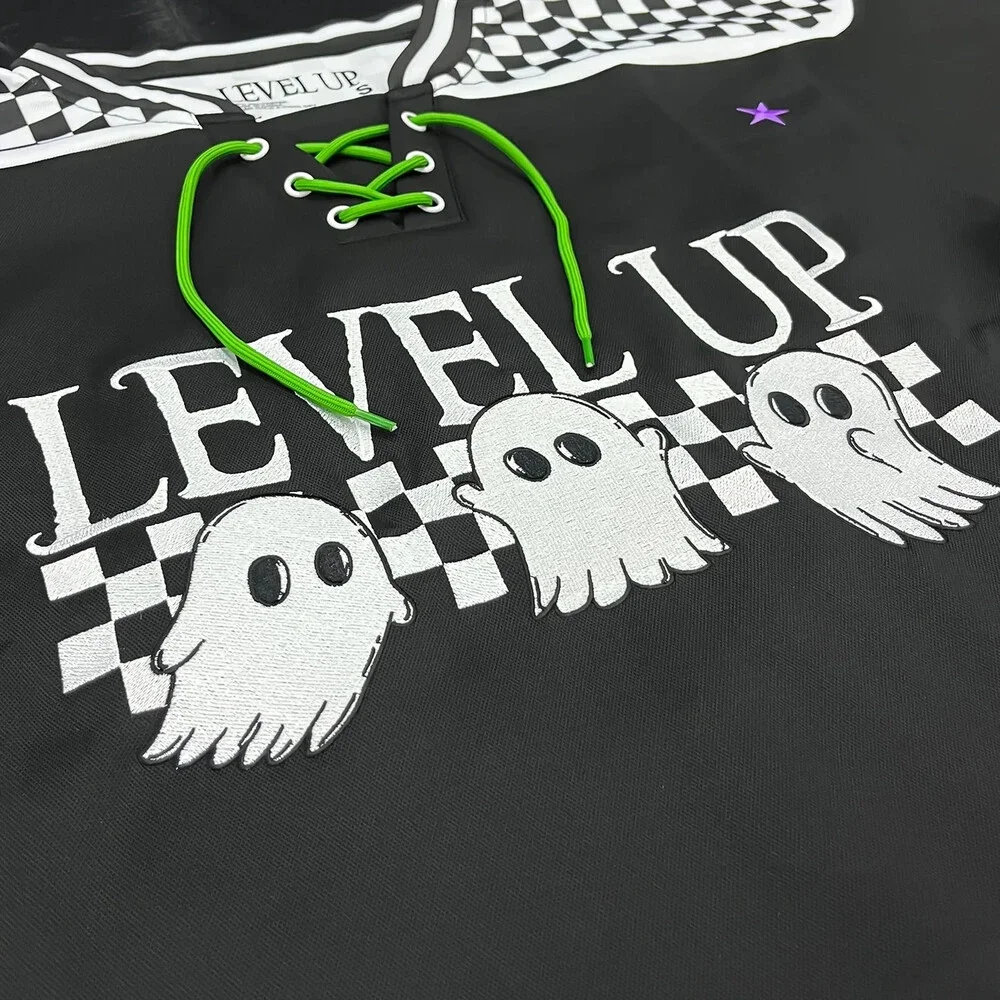 Level Up - Summoning Ghost Hockey Jersey Size Large (L)